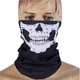 Бафф Skull бандана, балаклава, маска чорна з черепом 20202 - изображение 4