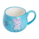 Чашка порцелянова Peppa Pig 400 мл блакитна порцелянова чашка з дитячим дизайном для гарячих напоїв міцний порцеляновий посуд з зручним об’ємом для щоденного використання - зображення 1
