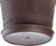 Doniczka drewnopodobna z podstawką Kadax Pula 38 cm Brązowa (K1090) - obraz 3