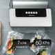 Профессиональный вакууматор для еды Grunhelm 125 Вт вакуумный упаковщик, вакуматор для продуктов с функцией вакумирование внешних контейнеров Белый - изображение 4