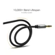Кабель мультимедійний 3.5mm M to 3.5mm M 3.0m AV119 black Ugreen (10736) - зображення 6