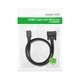 Кабель мультимедійний HDMI M to DVI M 1.0m HD106 black Ugreen (30116) - зображення 2
