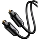 Кабель мультимедійний Optical Toslink 1.5m AV122 black UGREEN (70891) - зображення 1