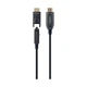 Кабель мультимедийный HDMI to HDMI 50.0m AOC V.2.0, 4K 60Hz Gold Cablexpert (CCBP-HDMID-AOC-50M) - изображение 2