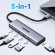 Концентратор UGREEN USB-C to HDMI + 3xUSB 3.0 + PD CM511 gray (15596) - зображення 6