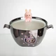 Бульонница фарфоровая Labubu с крышкой и ручками 800 мл FM-34C 5174479 - изображение 1