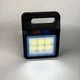 Ліхтар акумуляторний LED COB з сонячною панеллю і функцією Power Bank, потужний ручний ліхтар-прожектор з USB зарядкою, портативна лампа на акумуляторі для дому, дачі, кемпінгу Чорний, YX-605-Black - зображення 7
