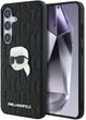 Etui Karl Lagerfeld Leather Monogram Pin Logo Karl Head do Samsung Galaxy S25 Black (3666339449797) - obraz 1