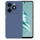 Чехол Fiji Full Soft Premium для Tecno Spark Go 2024 (BG6) противоударный бампер с микрофиброй Dark Blue - изображение 1