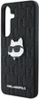 Панель Karl Lagerfeld Leather Monogram Pin Logo Choupette Head для Samsung Galaxy S25 Black (3666339449827) - зображення 5