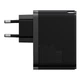Мережевий зарядний пристрій Baseus GaN5 Pro 2 порти + кабель Baseus Mini Type-C для Type-C 100W(20V/5A) 1М Чорний - зображення 2