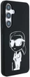 Etui Karl Lagerfeld Silicone Graffiti Ikonik Printed Logo MagSafe do Samsung Galaxy S25 Black (3666339449858) - obraz 4