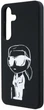 Etui Karl Lagerfeld Silicone Graffiti Ikonik Printed Logo MagSafe do Samsung Galaxy S25 Black (3666339449858) - obraz 5