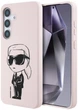 Etui Karl Lagerfeld Silicone Graffiti Ikonik Printed Logo MagSafe do Samsung Galaxy S25 Pink (3666339449872) - obraz 1