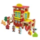 Конструктор деревянный Пожарная станция Star Toys Factor Co (C9437) Красный - изображение 4
