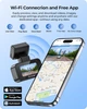 Мини видеорегистратор Krunia K1 2K WiFi - 170°, WDR ночное видение, парковочный режим 24/7, магнитное крепление - изображение 7