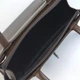 Сумка женская Серебро саквояж каркасная кожаная формата А4 30x25x10 см Коричневая - изображение 10