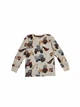 Дитяча бавовняна піжама для хлопчика H&M 98-104 см Молочна (25120908B2) - изображение 2