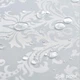 Жакардова скатертина Leeseph з вензелями 150×300 см біла - зображення 2