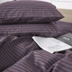 Комплект постільної білизни MirSon Бязь 17-0603 Stripe Violet 2 x 143 x 210 см (2200008051129) - зображення 2