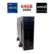 Робоча станція Vinga CS302B SFF / Intel Xeon E5-2630 v3 (8 (16) ядер по 2,4 - 3,2 ГГц) / 64 ГБ DDR4 / 256 ГБ SSD / AMD Radeon Pro WX 3100, 4 ГБ GDDR5, 128-біт / Unlock TB б/в - зображення 1