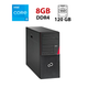 Компьютер Fujitsu Esprimo P756 E90+ Tower / Intel Core i5-6400 (4 ядра по 2,7 - 3,3 ГГц) / 8 ГБ DDR4 / 120 ГБ SSD / Intel HD Graphics 530 б/у - изображение 1