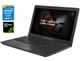 Игровой ноутбук Asus ROG Strix GL553VD / 15.6" (1920x1080) IPS / Intel Core i7-7700HQ (4 (8) ядра по 2.80 - 3.80 GHz) / 16 GB DDR4 / 256 GB SSD + 1000 GB HDD / nVidia GeForce GTX 1050, 4 GB GDDR5, 128-bit / WebCam б/у - изображение 1