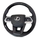 Руль для Lexus LX470, GX470. В стиле LC300. Рояльный лак. Логотип и кнопки - хром. В сборе. - изображение 3