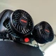 Автомобільний вентилятор на підголівник AMIO USB 2x4 12V (03009/030097) - изображение 3