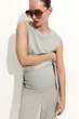 Топ H&M 1232020-1 светлый хаки S - изображение 2