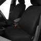 Универсальные автомобильные тканевые чехлы на 2 передних сидения. Черный цвет - изображение 2