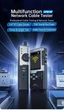 Тестер кабельний FNIRSI LPM-10A інтелектуальний інструмент для захисту портів та ремонту мереж від перешкод, RJ45/RJ11, LAN-кабелів Black - зображення 13