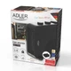 Тепловентилятор спиральный Adler AD 7725 Black напольный электрический обогреватель на 2 кВт для дома дачи и офиса терморегулятор 2 режима + холодный обдув - изображение 9
