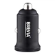 Зарядний пристрій для авто BREVIA ePower DualChargeLED 38W USB-C USB-A чорний (46038CALB) - зображення 3