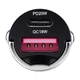 Зарядний пристрій для авто BREVIA ePower NanoMetal 38 Вт 1xUSB-C і 1xUSB-A чорний (46038CAMB) - зображення 2