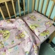 Постільний набір у дитяче ліжечко 120Х60 см 3 предмети Ведмедики з бджілками рожевий - зображення 1