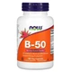 Комплекс вітамінів групи Б Now Foods B-50 Complex 100 caps / капсул - зображення 1