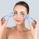 Двойной массажер для глаз GESKE Cool&Warm Duo Eye Massager 7в1 аквамариновый - изображение 2