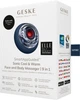 Массажер для лица и тела GESKE Sonic Cool&Warm Face and Body Massager 9в1 синий - изображение 8