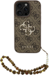 Панель Guess 4G Strap 4G Classic Logo для Apple iPhone 16 Pro Brown (GUHCP16LP4GMGSW) - зображення 1