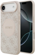 Панель Guess 4G Circle Classic Logo MagSafe для Apple iPhone 17 Air Pink (GUHMP17MP4PGRSGP) - зображення 1