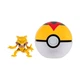 Ігровий набір POKEMON W16 - АБРА У ПОКЕБОЛІ (ігрова фігурка, покебол) - изображение 3