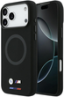 Etui BMW M Silicon Logo MagSafe do Apple iPhone 17 Pro Max Black (BMHMP17X25SITBOK) - obraz 1