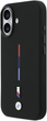 Панель BMW M Silicon Tricolor Line MagSafe для Apple iPhone 17 Black (BMHMP17S25SITMIK) - зображення 2