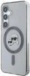 Панель Karl Lagerfeld Button Karl & Choupette Heads Printed Logo MagSafe для Samsung Galaxy S25 Black (3666339449957) - зображення 2