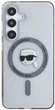 Панель Karl Lagerfeld  Button Karl Head Printed Logo MagSafe для Samsung Galaxy S25 Black (3666339450038) - зображення 3