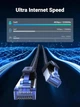 Ethernet Кабель 25FT - Швидкісний Браунований 40Gbps 2000MHz Cat8 RJ45 для Ігрових Пристроїв - зображення 2