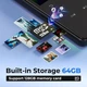 MP3 Плеєр 64GB з Bluetooth 5.3 - Портативний Аудіоплеєр для Дітей з Вбудованим Динаміком - зображення 3