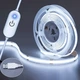 USB светодиодная лента 5V COB, холодный белый свет, с сенсорной кнопкой, 5м - изображение 4