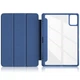 Чехол Tri-fold Clear Acrylic Lenovo Idea Tab 11" TB336FU, ZU / Tab K11 2nd Gen / Xiaoxin Pad 2025 с местом для стилуса Темно-синий - изображение 4